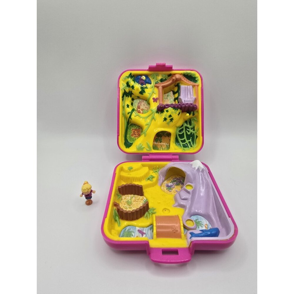 Polly Pocket Wildlife Park Wild Zoo World 1989 With Character Bluebird Compact